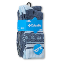 Columbia Women's 4 pk Moisture Control Snowcape Socks Front_Angled_Right