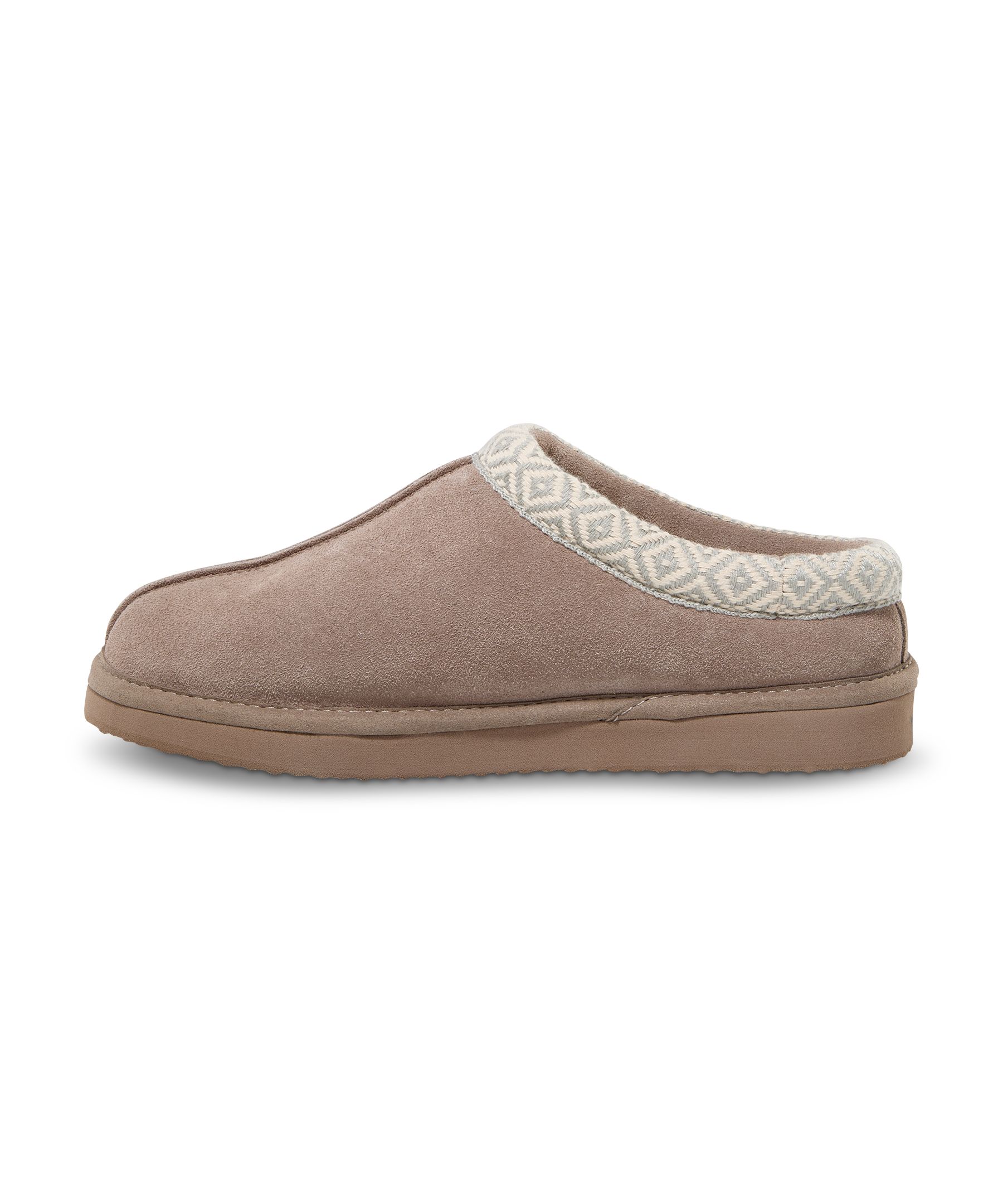 WindRiver Women's Decorative Collar Stitch Suede Clog