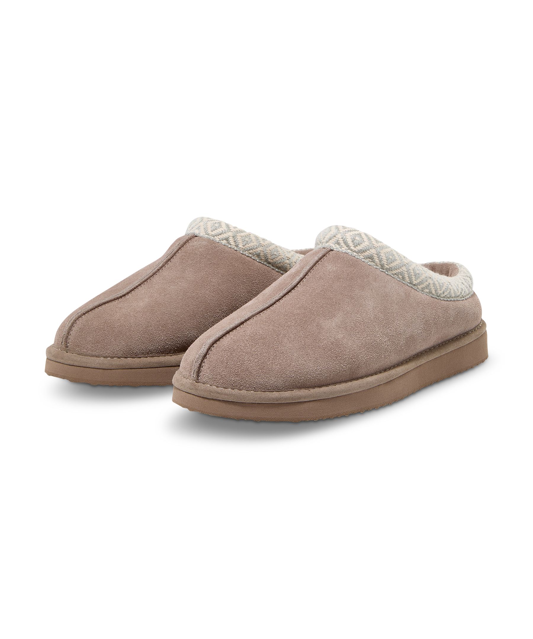 WindRiver Women's Decorative Collar Stitch Suede Clog