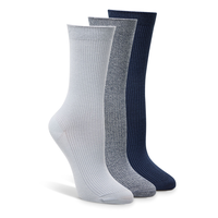 Denver Hayes Women's 3 Pk BOGO Modal Cotton Crew Socks
