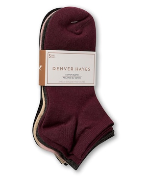 Socquettes pour femmes, Denver Hayes, paquet de 5 paires