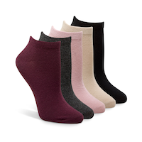 Socquettes pour femmes, Denver Hayes, paquet de 5 paires Front_Angled_Right