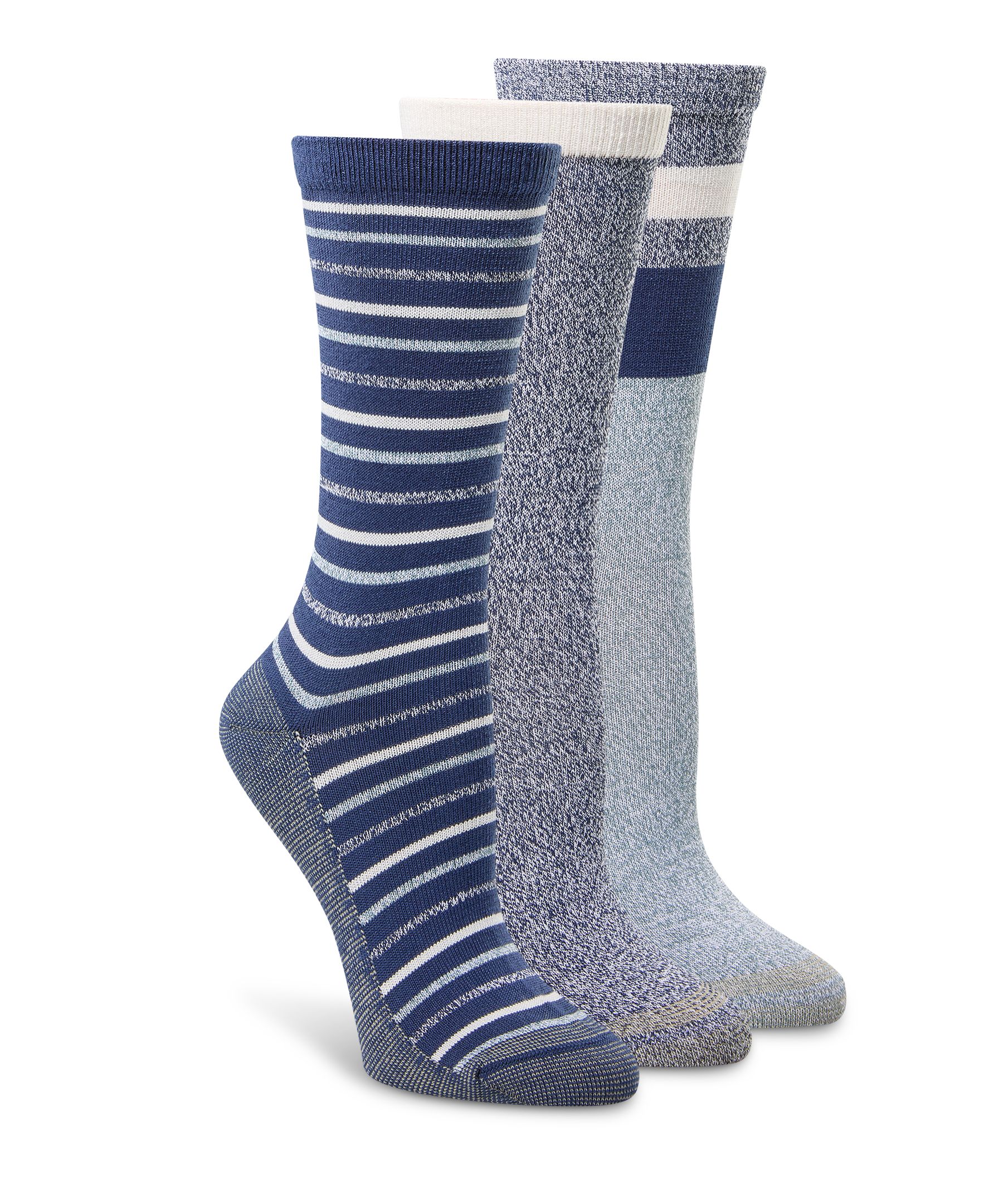 Copper Sole Women's 3 pk Casual Socks