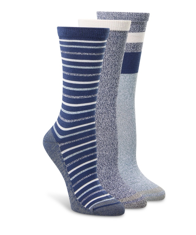 Copper Sole Women's 3 pk Casual Socks