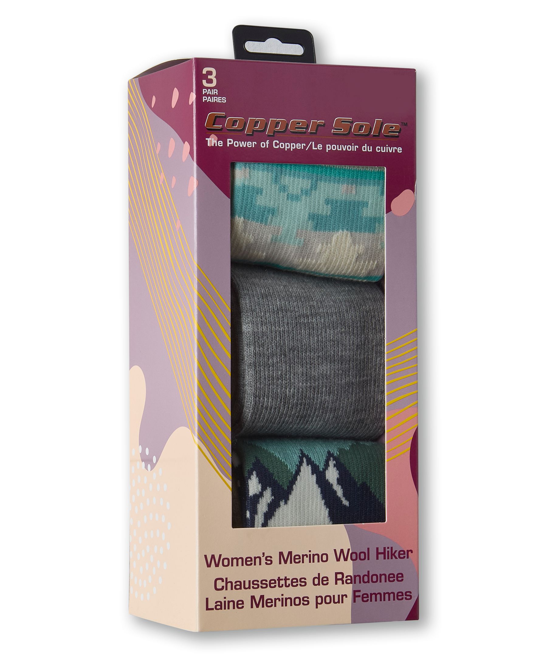 Lot De 2 Paires De Chaussettes Mountain Lodge Ragg - Mélange De Laine Mérinos - Homme 9-12.5 / Femme 10-13