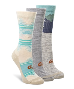 Copper Sole Women's 3 pk Merino Wool Socks Gift Box
