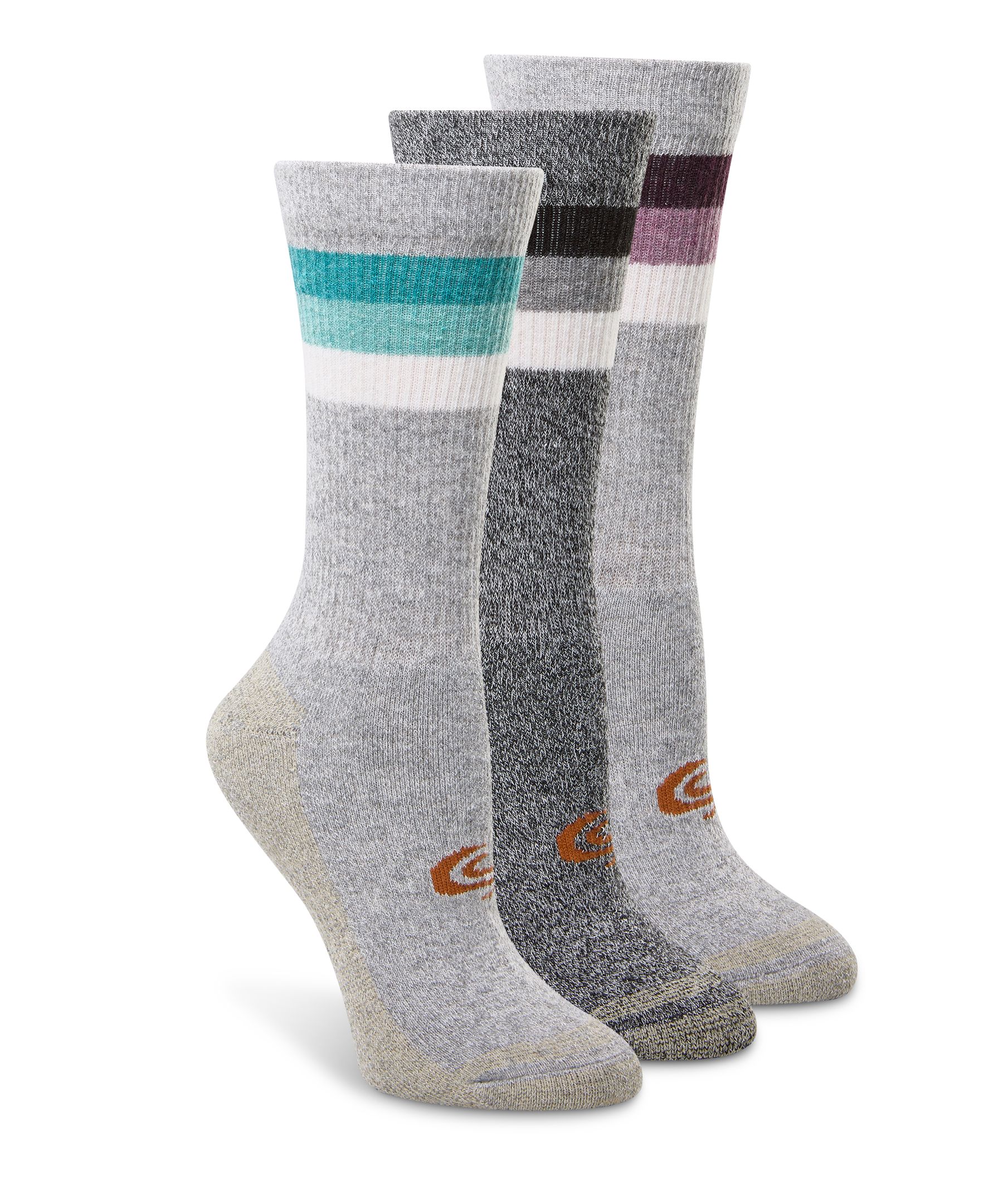 Chaussettes isothermes pour femmes, Copper Sole, paquet de 3&nbsp;paires