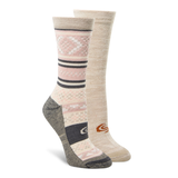 Copper Sole Women's 2 pk Merino Wool Socks Front_Angled_Right