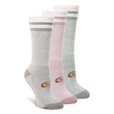 Chaussettes isothermes brossées T-Max pour femmes, Copper Sole, paquet de 3 paires Front_Angled_Right