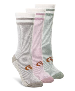 Copper Sole Women's 3 pk T-Max Brushed Thermal Socks