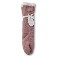Chaussettes torsadées et à point de graine pour femmes, Denver Hayes Front_Angled_Right