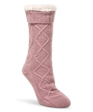 Denver Hayes Women's Cable And Seed Stitch Socks