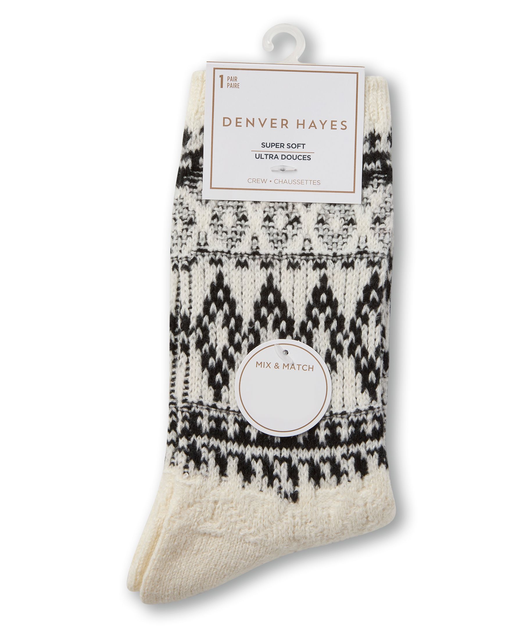 Denver Hayes Women's Supersoft Crew Socks