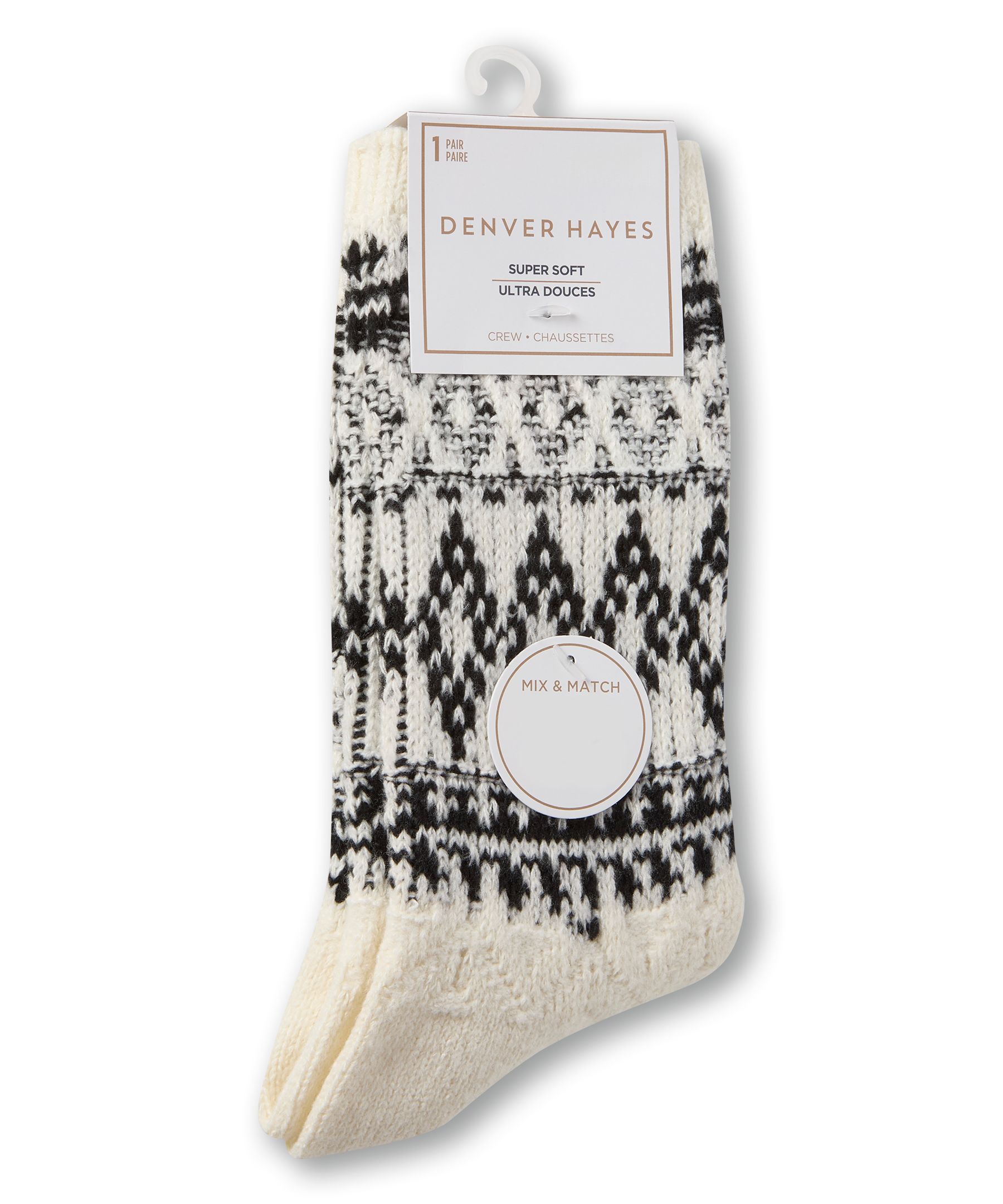 Denver Hayes Women's Supersoft Crew Socks