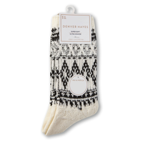 Mi-chaussettes ultradouces pour femmes, Denver Hayes Front_Flat