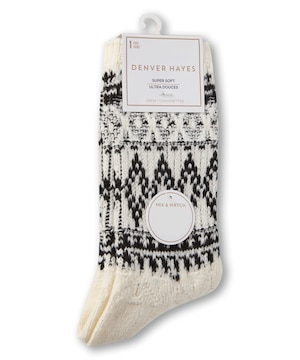 Mi-chaussettes ultradouces pour femmes, Denver Hayes