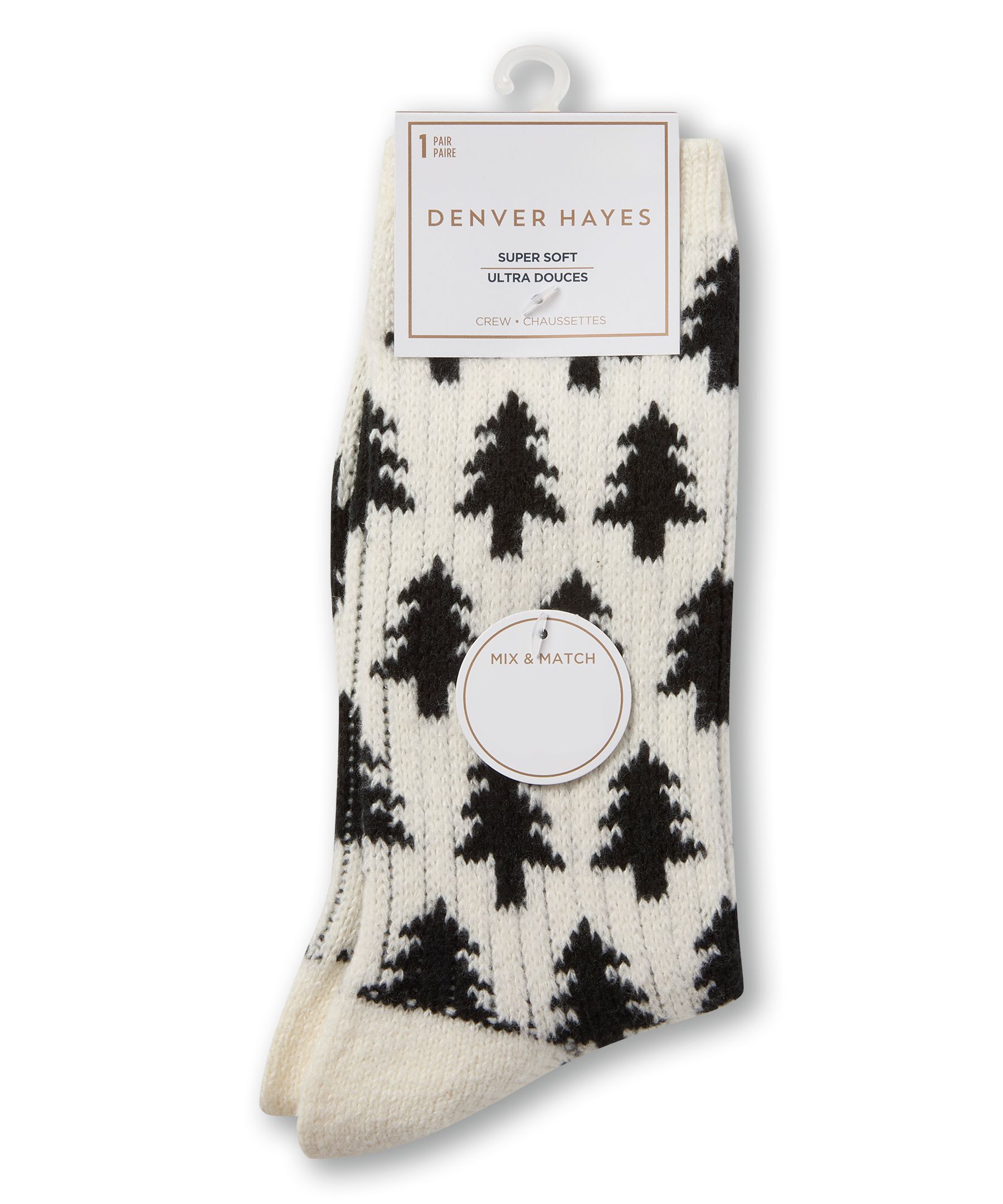 Chaussettes ultradouces pour femmes, Denver Hayes