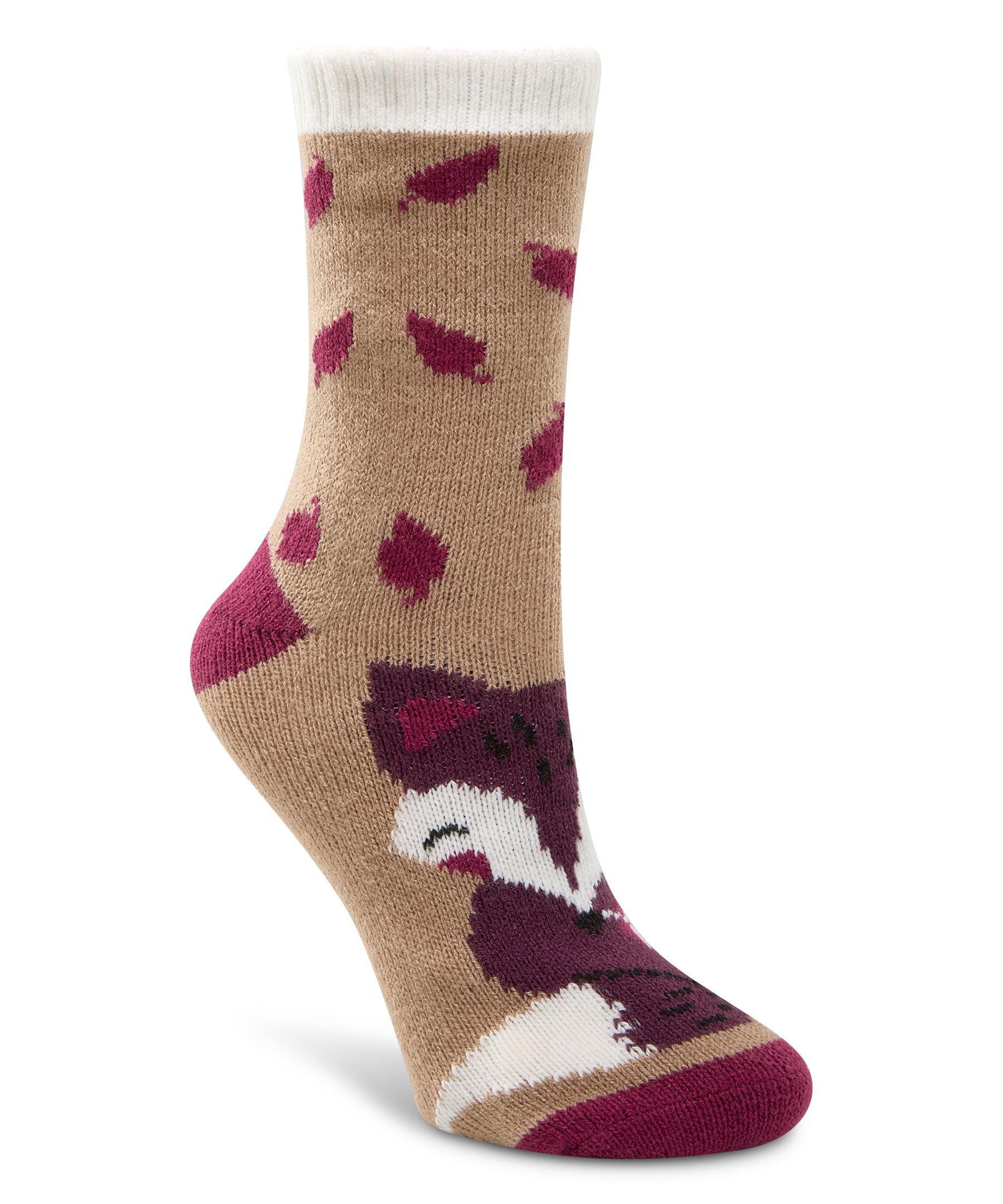 Chaussettes en tricot double à motif de bêtes pour femmes, Denver Hayes