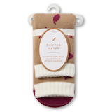 Denver Hayes Women's Double Knit Crew Critter Socks Front_Flat