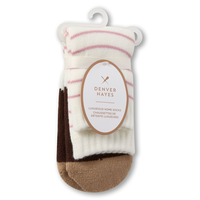 Denver Hayes Women's Double Knit Crew Critter Socks