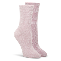 Denver Hayes Women's 2 pk Chenille Socks Front_Angled_Right