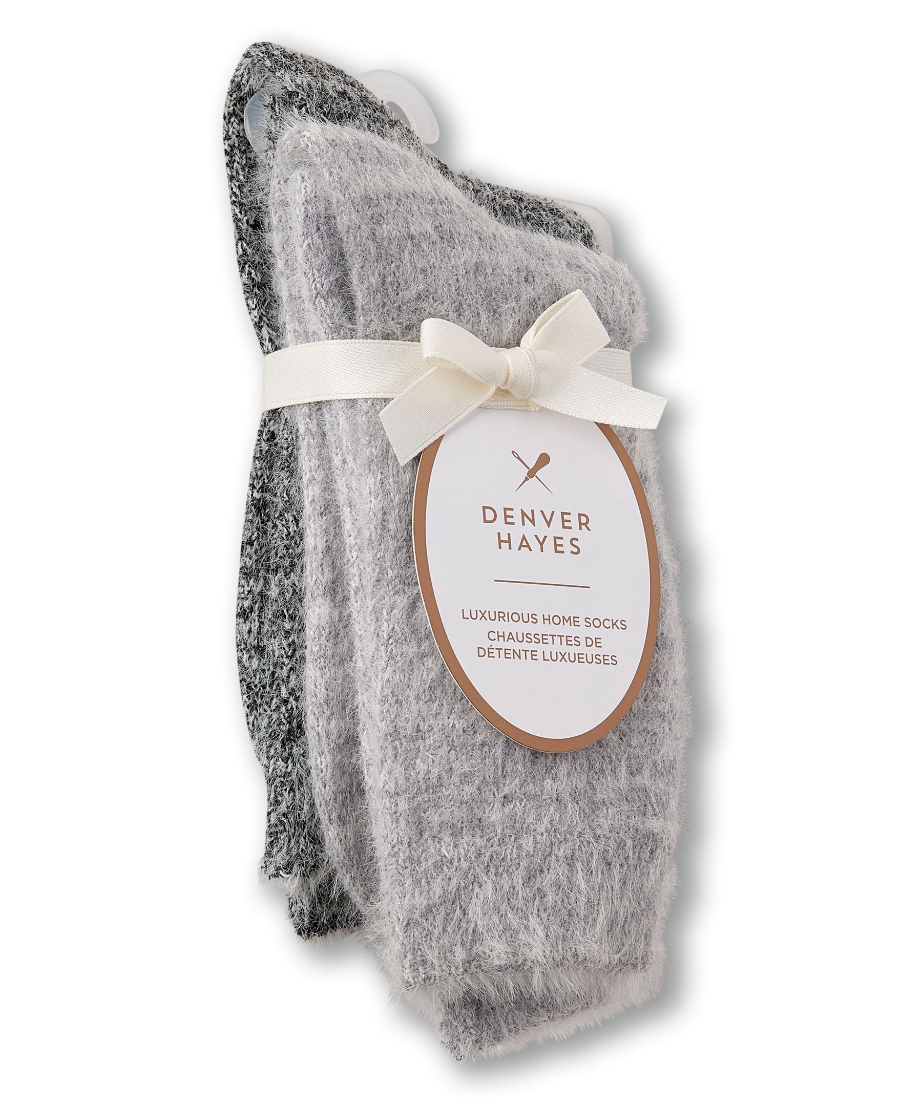 Chaussettes en chenille pour femmes, Denver Hayes, paquet de 2&nbsp;paires