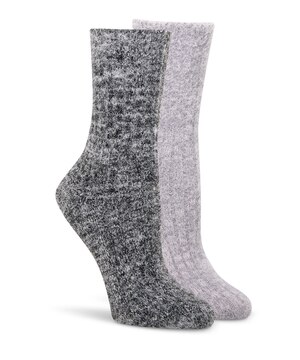 Chaussettes en chenille pour femmes, Denver Hayes, paquet de 2 paires