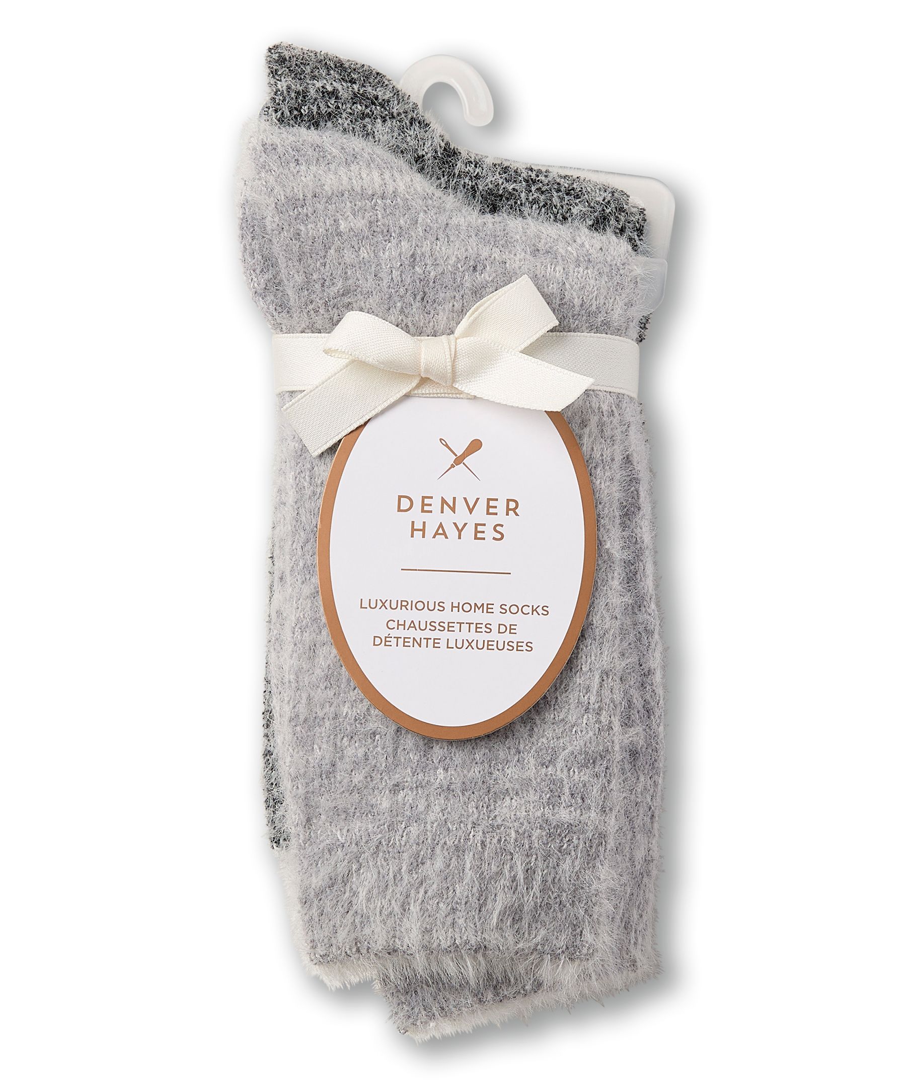 Chaussettes en chenille pour femmes, Denver Hayes, paquet de 2&nbsp;paires