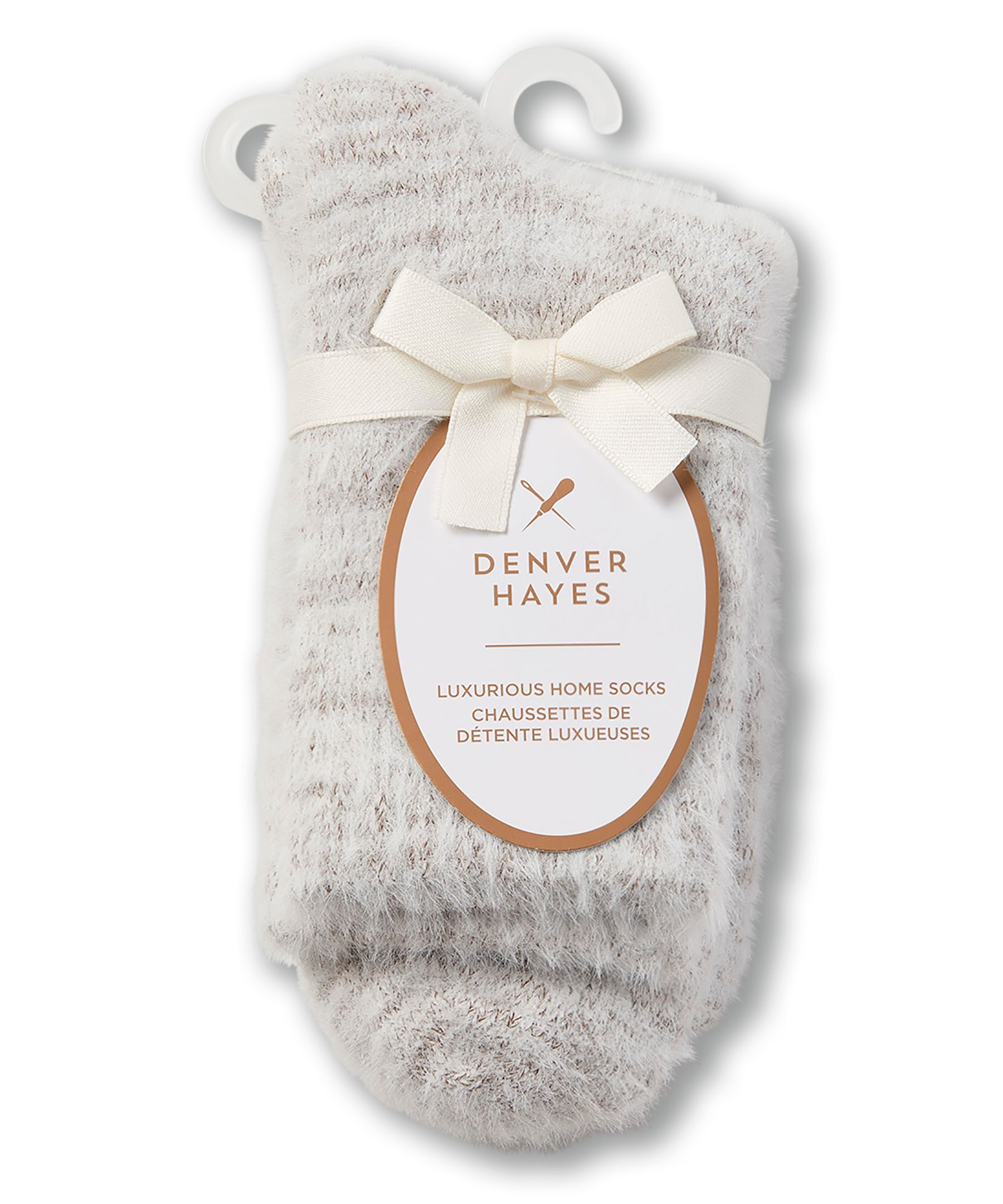 Chaussettes à tricot double pour femmes, Denver Hayes