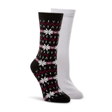Denver Hayes Women's 2 pk Supersoft Socks Front_Angled_Right
