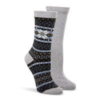 Denver Hayes Women's 2 pk Supersoft Socks Front_Angled_Right