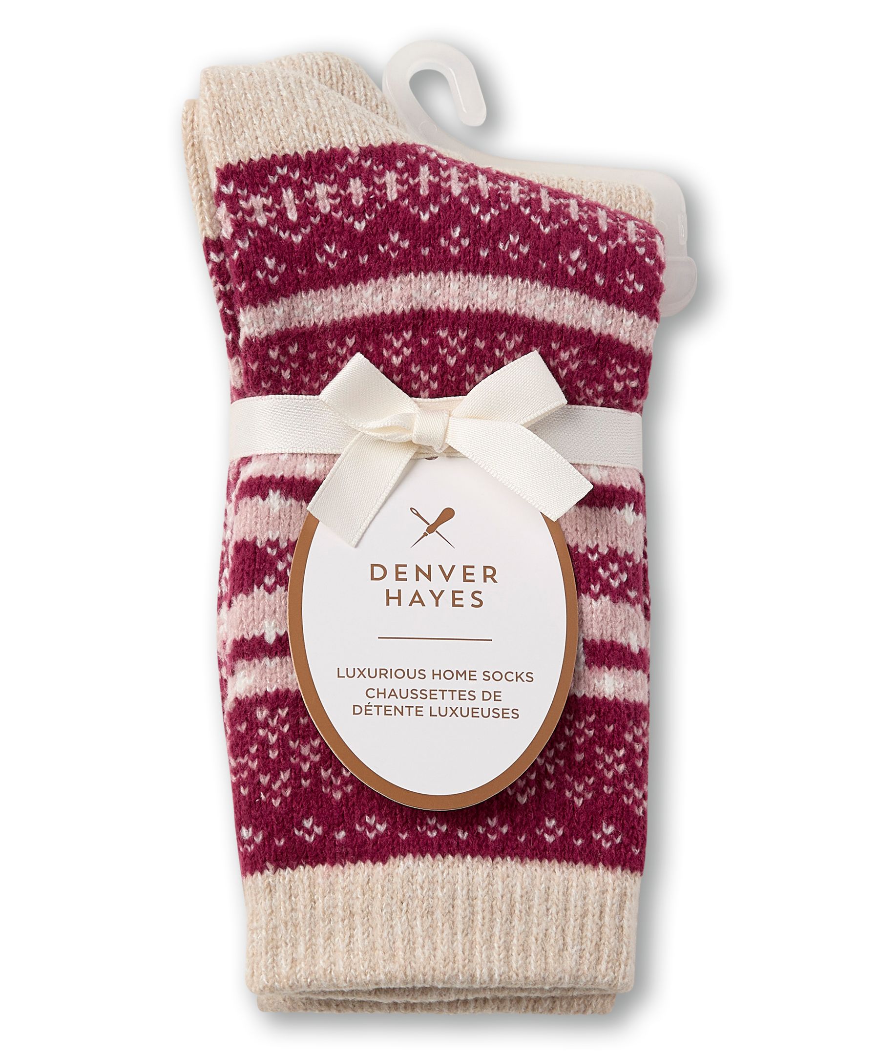 Chaussettes ultradouces pour femmes, Denver Hayes, paquet de 2&nbsp;paires