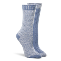 Denver Hayes Women's 2 pk Supersoft Socks Front_Angled_Right