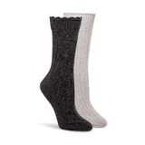 Chaussettes ultradouces pour femmes, Denver Hayes, paquet de 2 paires Front_Angled_Right