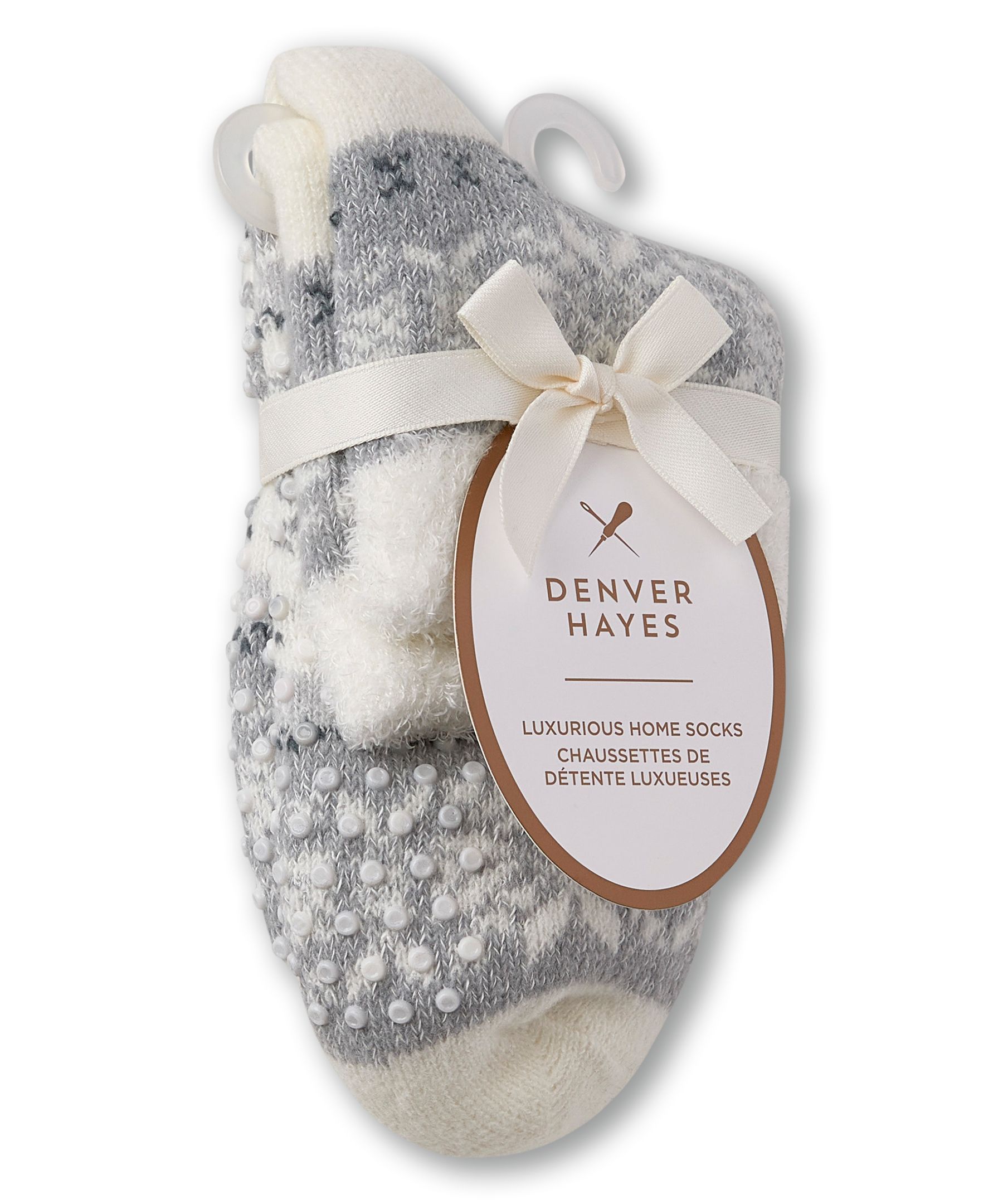 Chaussettes en tricot double ultradouces pour femmes, Denver Hayes
