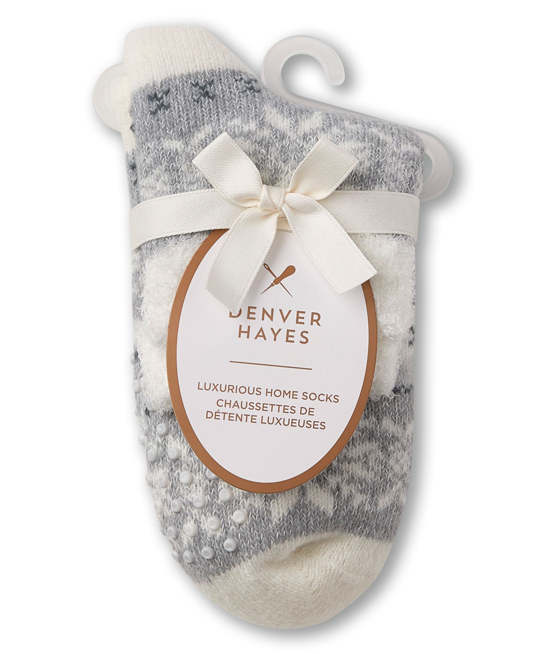 Chaussettes en tricot double ultradouces pour femmes, Denver Hayes