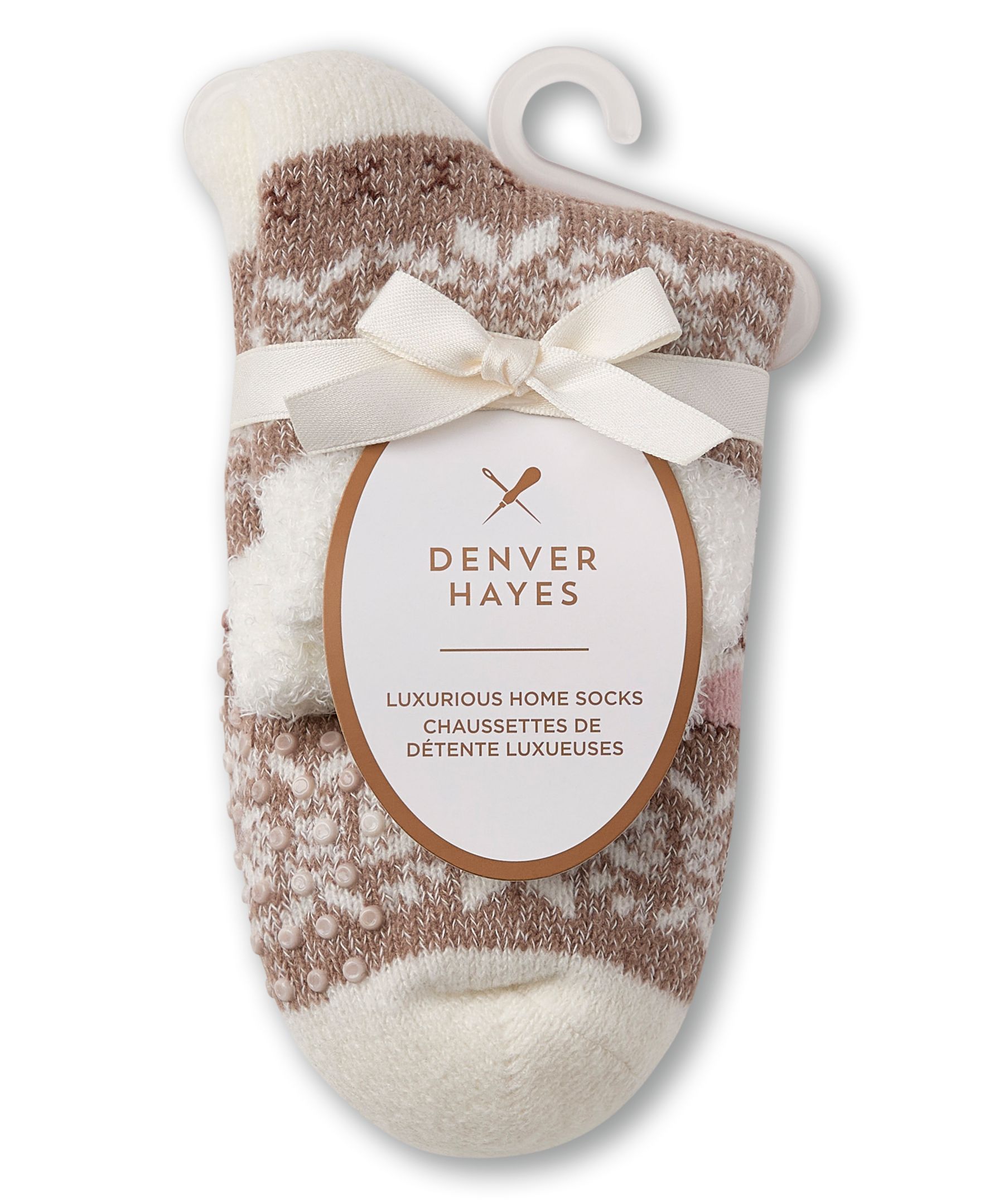 Chaussettes en tricot double ultradouces pour femmes, Denver Hayes