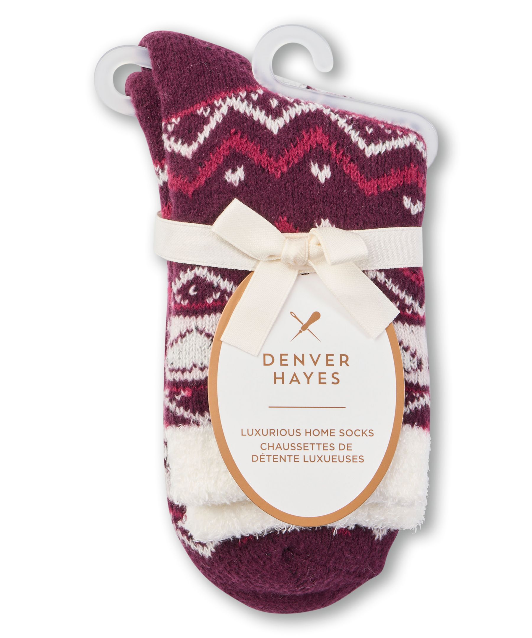 Chaussettes en tricot ultradouces pour femmes, Denver Hayes