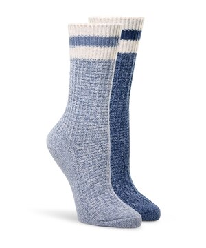 Denver Hayes Women's 2 pk Supersoft Waffle Socks