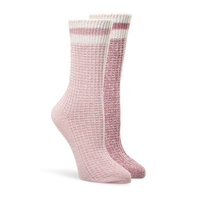 Denver Hayes Women's 2 pk Supersoft Waffle Socks