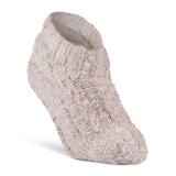 Denver Hayes Women's Cable Knit Furry Yarn Socks Front_Angled_Right