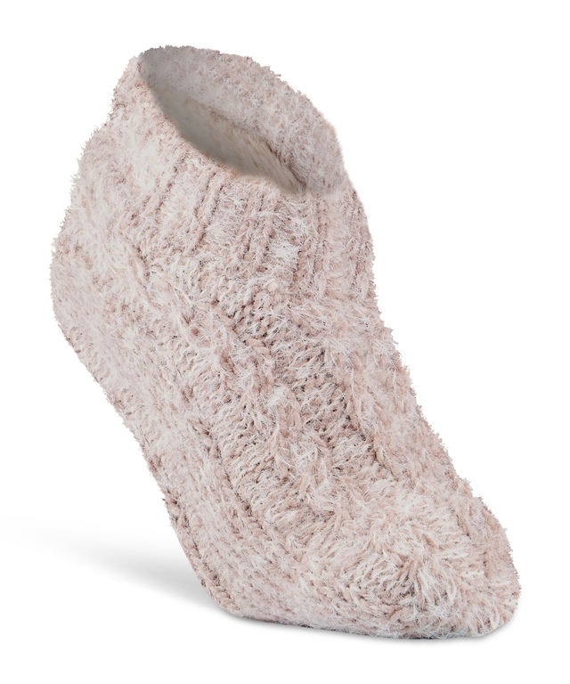 Denver Hayes Women's Cable Knit Furry Yarn Socks