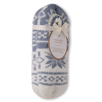 Chaussettes à motif de flocons de neige pour femmes, Denver Hayes Front_Angled_Right