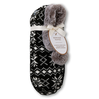 Chaussettes de maison en chenille pour femmes, Denver Hayes Front_Angled_Right