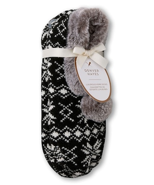 Chaussettes de maison en chenille pour femmes, Denver Hayes