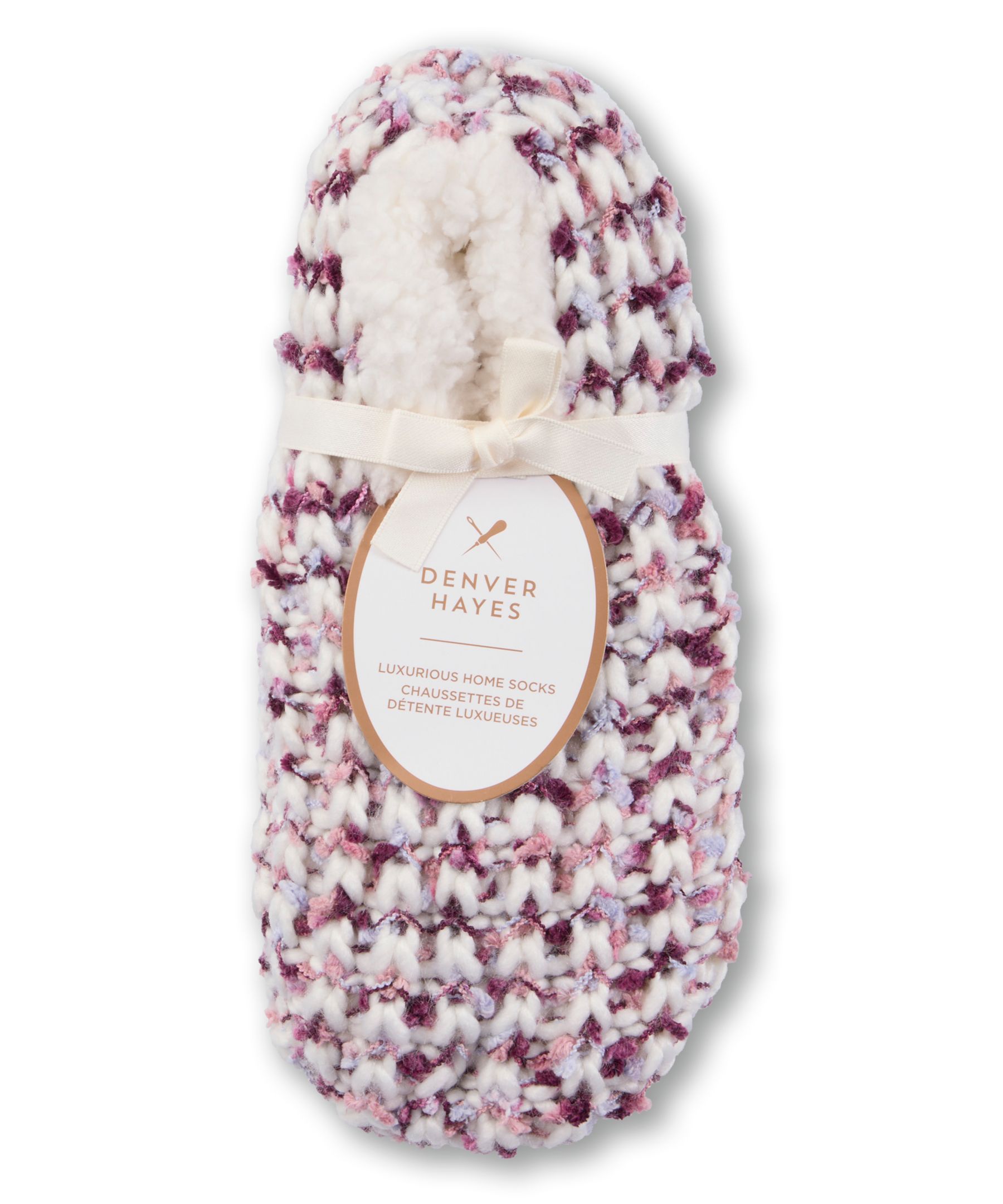 Denver Hayes Women's Chunky Dye Yarn Socks