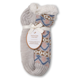 Chaussons à motif nordique pour femmes, Denver Hayes Front_Flat