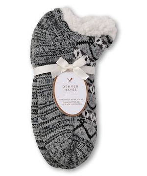 Chaussons à motif nordique pour femmes, Denver Hayes