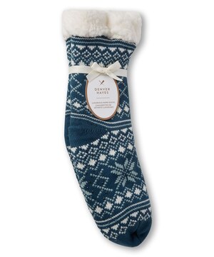 Chaussettes en tricot à motif Jacquard pour femmes, Denver Hayes
