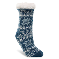 Denver Hayes Women's Jacquard Knit Socks Front_Angled_Right